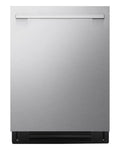LG LDNTM545S stainless steel dishwasher, front view
