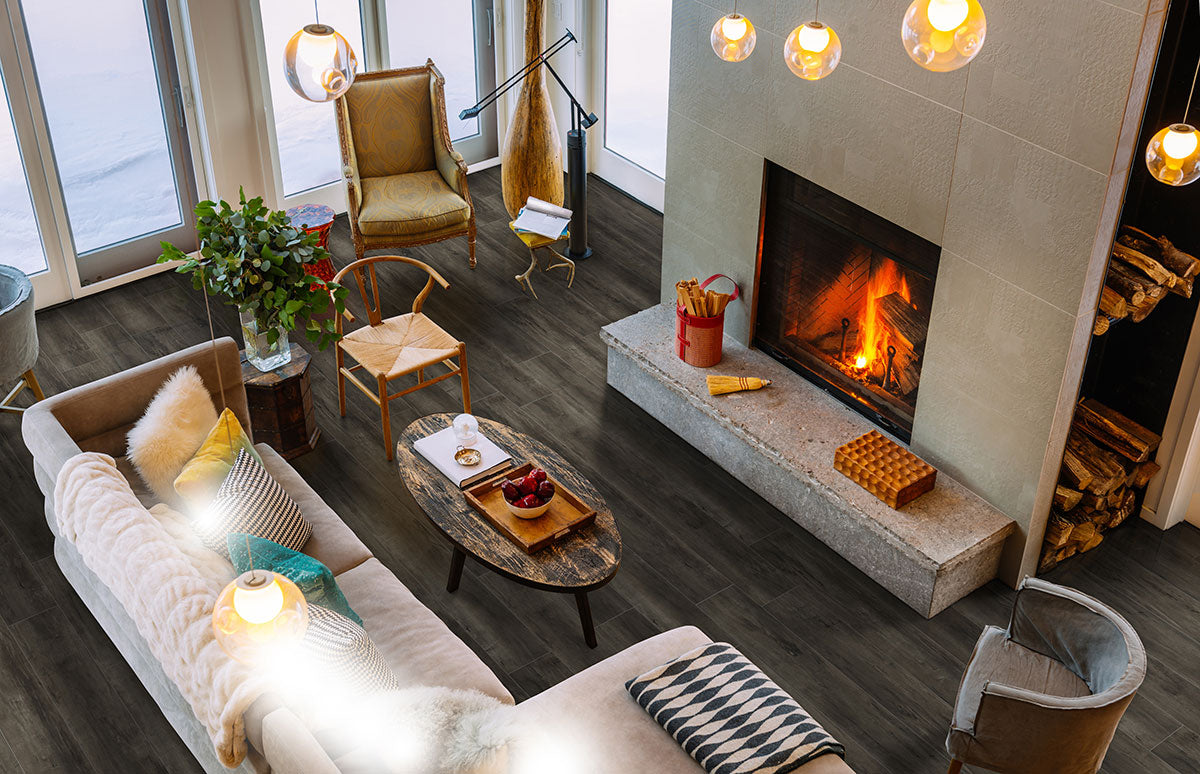 Prescott Billingham Luxury Vinyl Plank, room scene