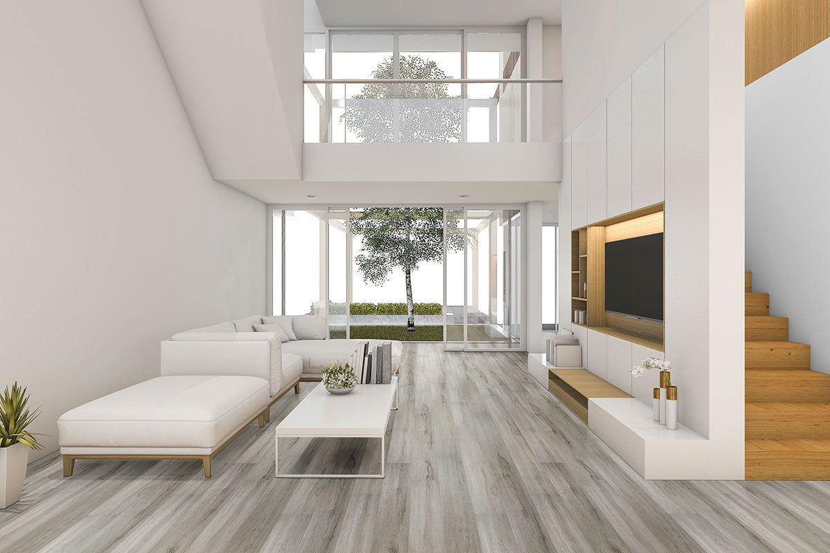 Prescott Dunite Oak Luxury Vinyl Plank, room scene