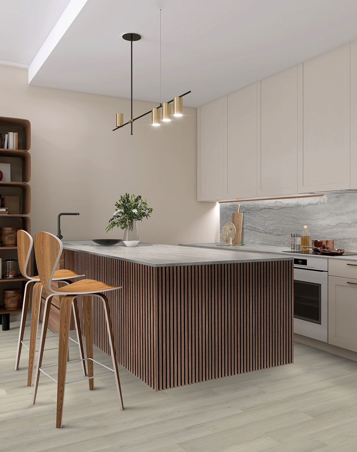 Prescott HoneyBella Oak Luxury Vinyl Plank, room scene