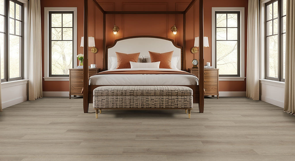 Laurel Reserve Saddle Wood Luxury Vinyl Plank, room scene