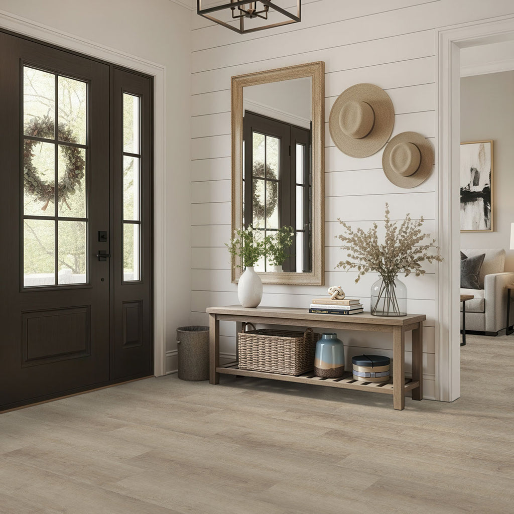 Laurel Reserve Saddle Wood Luxury Vinyl Plank, room scene