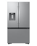 Samsung RF70F27SERAA Silver 3-Door French Door Refrigerator, front view