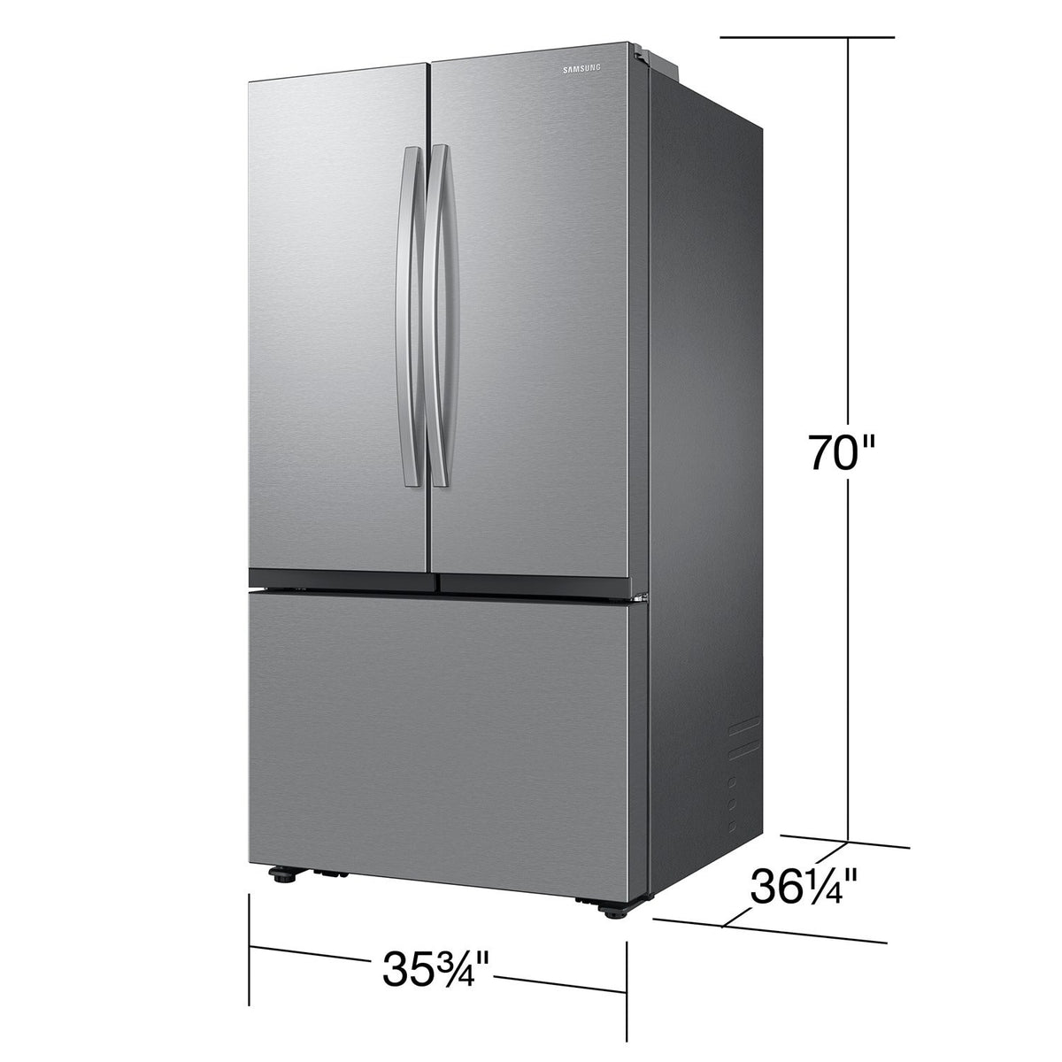 Samsung RF32CG5300SRAA Silver 3-Door French Door Refrigerator, manufacturer photo 2