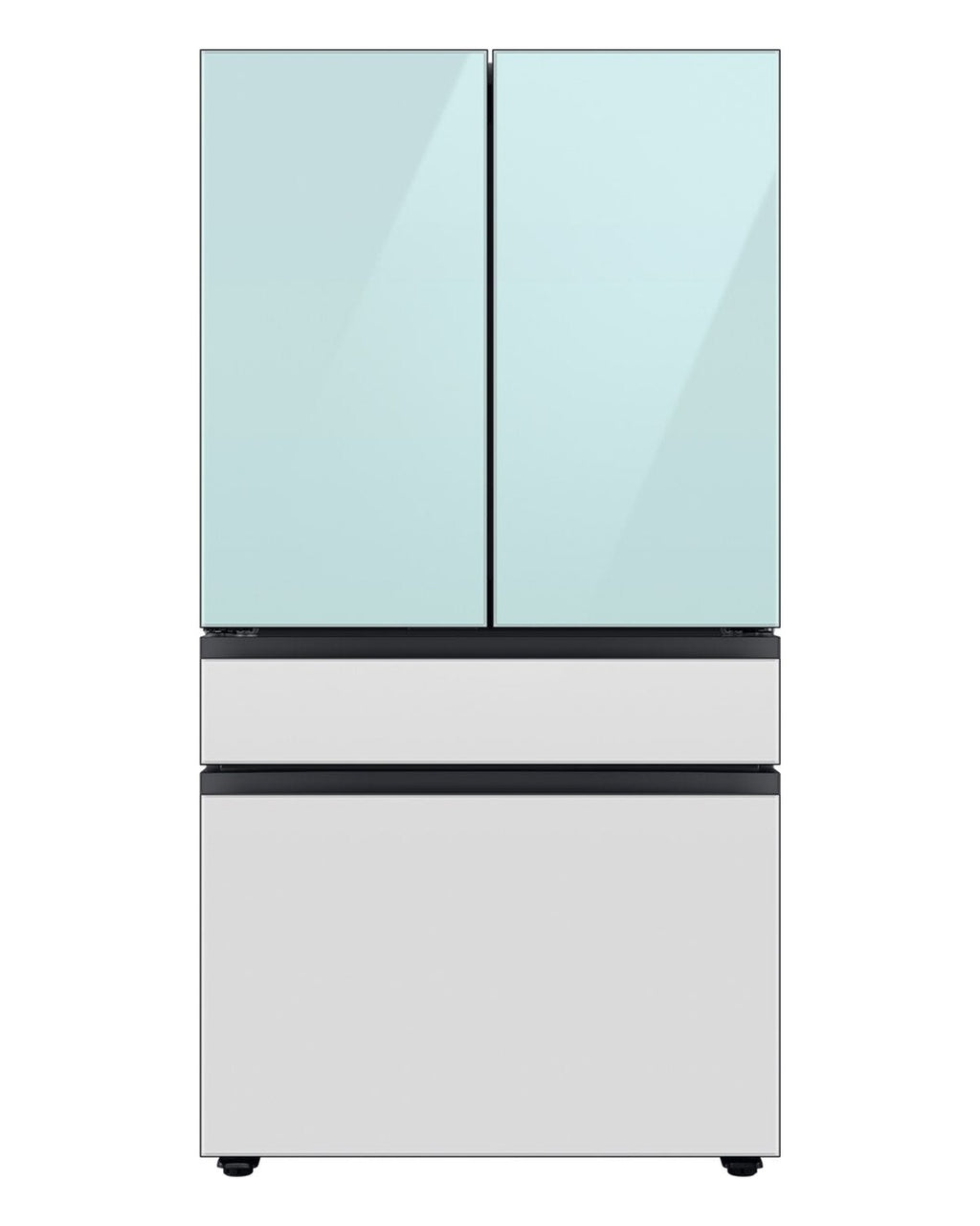 Samsung RF23BB86004MAA Blue Glass 4-Door French Door Refrigerator, front view