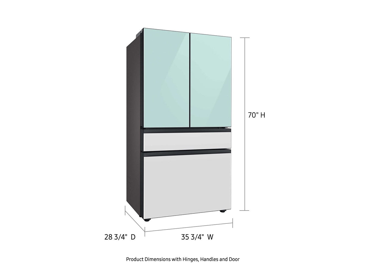Samsung RF23BB86004MAA Blue Glass 4-Door French Door Refrigerator, manufacturer photo 2