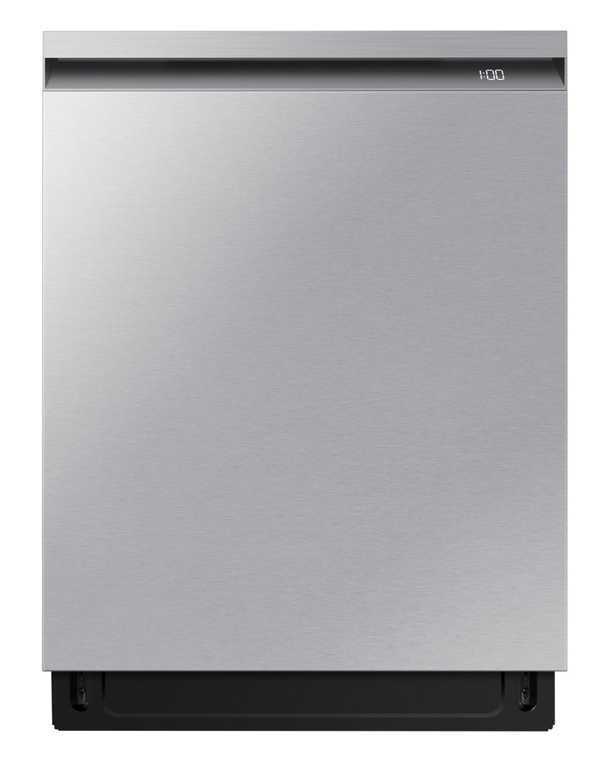Samsung DW80B7070US stainless steel dishwasher, front view