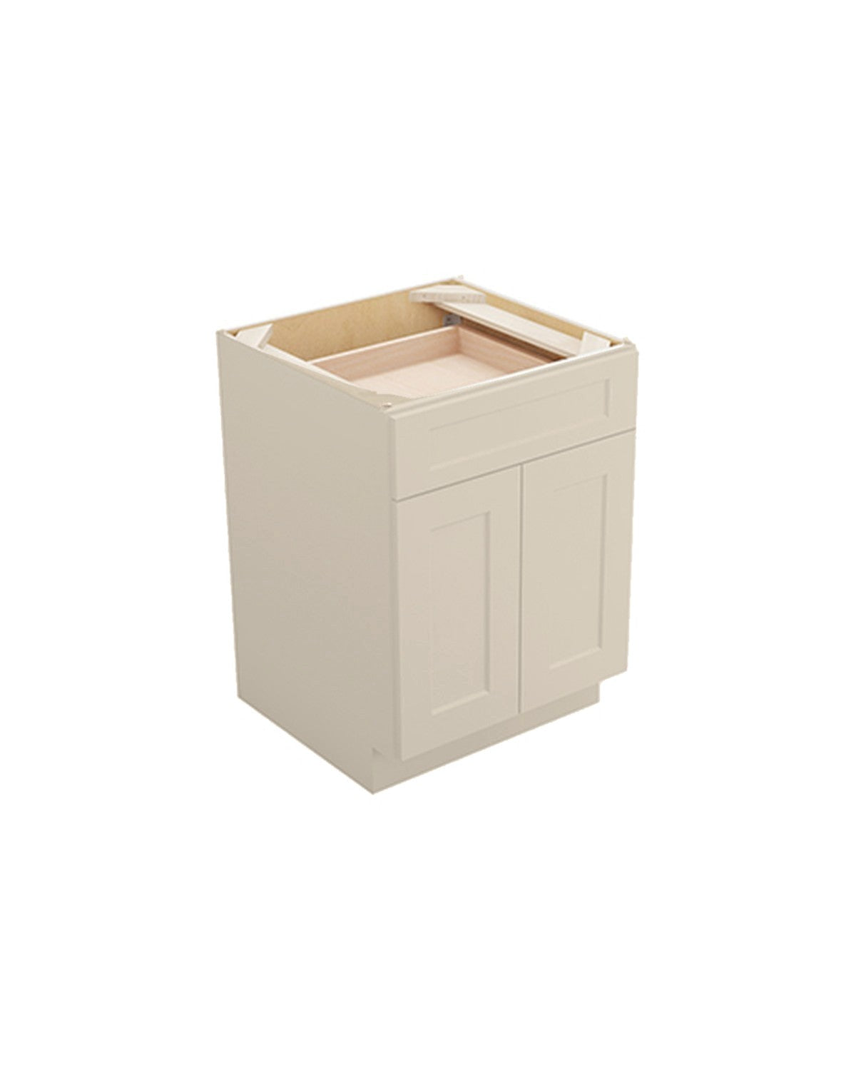 Shaker Accessible Beige Base Cabinet, 2 Doors (color preview)