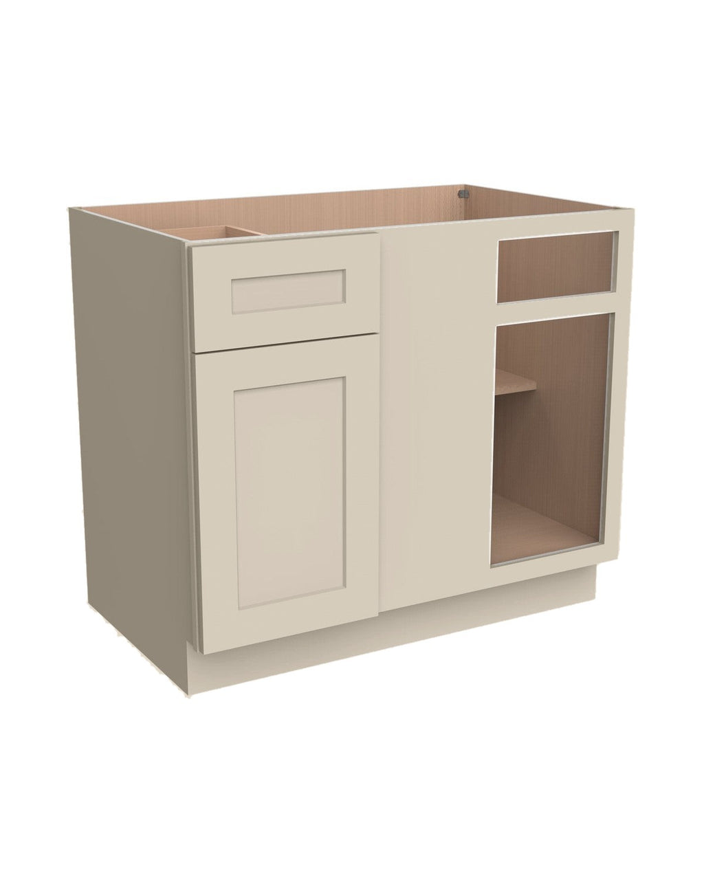 Shaker Accessible Beige Blind Corner Base Cabinet (color preview)