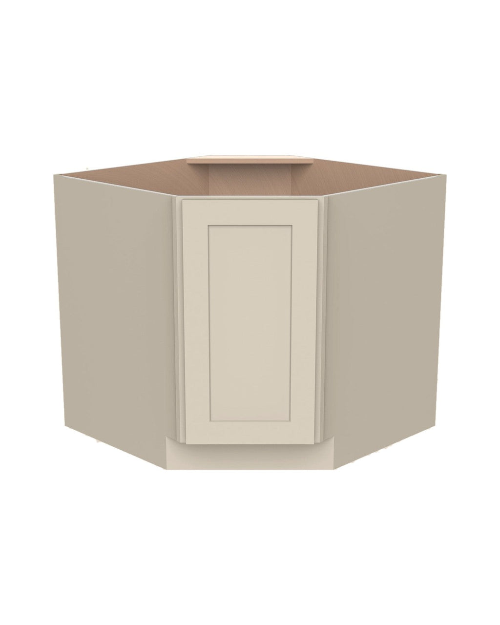Shaker Accessible Beige Corner Sink Base Cabinet (color preview)
