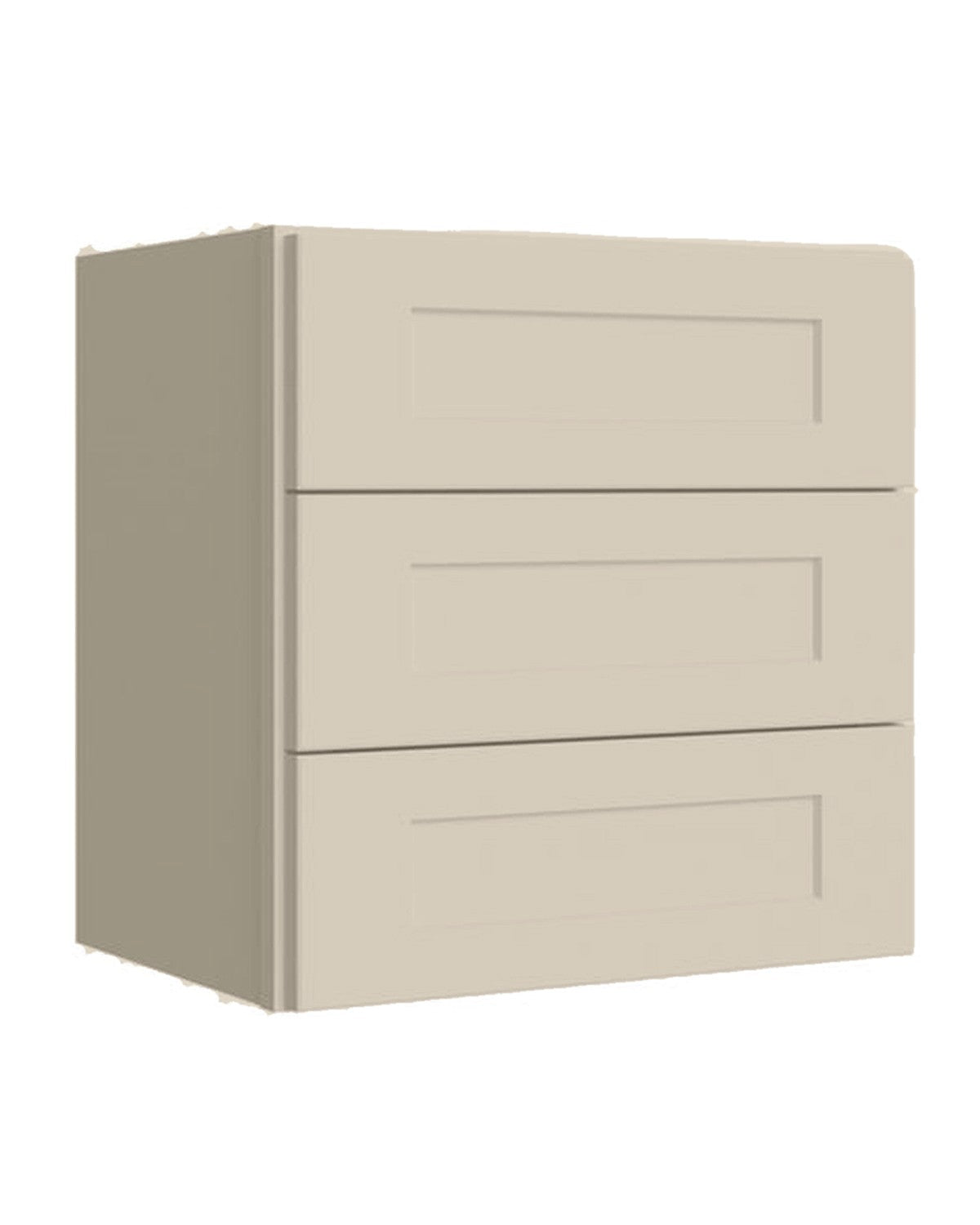 Shaker Accessible Beige Countertop Drawer Cabinet (color preview)