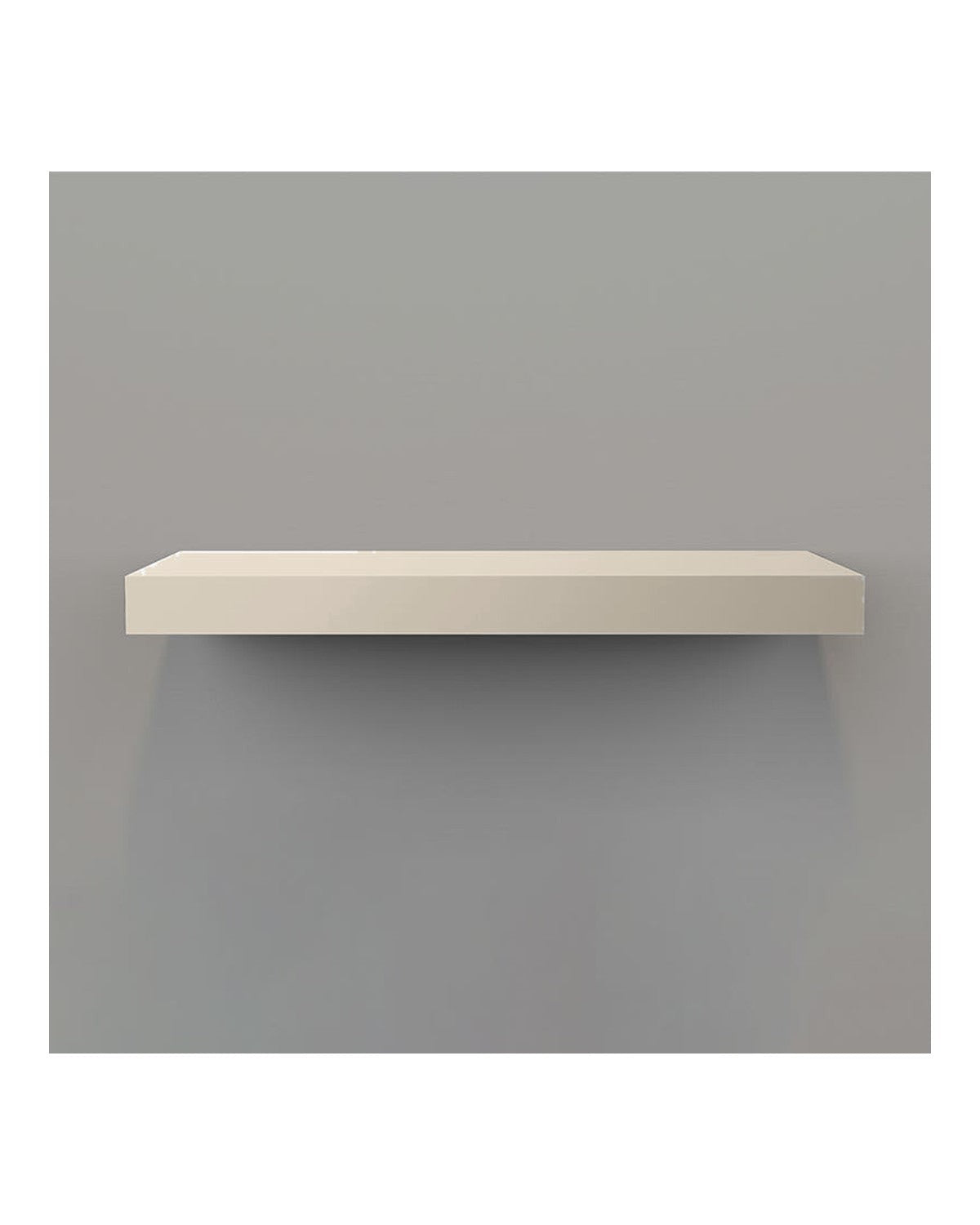 Shaker Accessible Beige Floating Shelf (color preview)