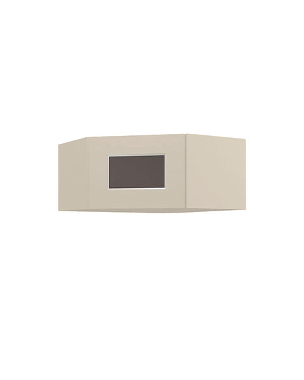 Shaker Accessible Beige Glass Door Top Wall Cabinet (color preview)