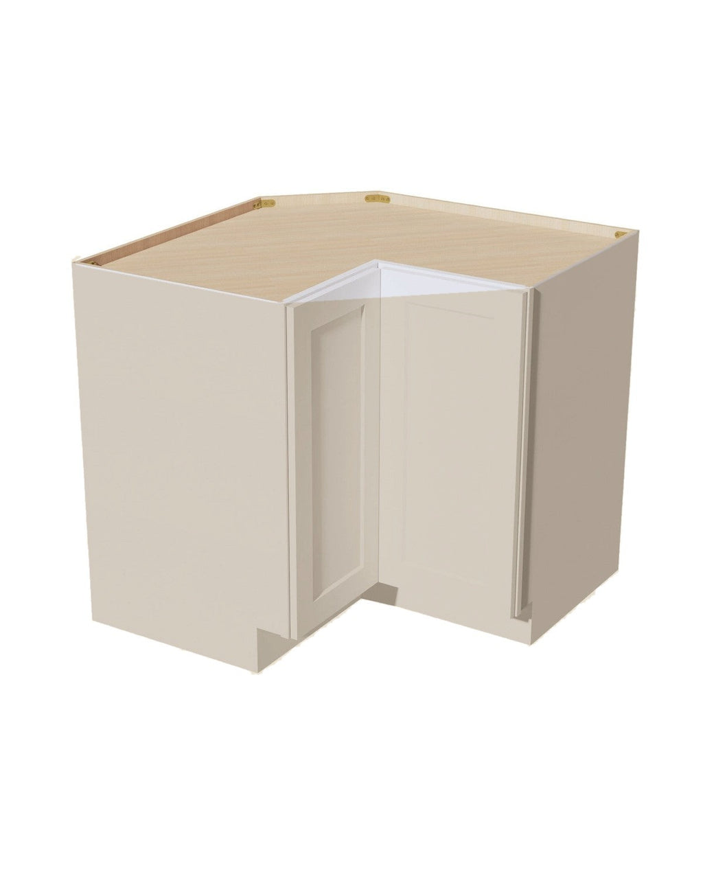 Shaker Accessible Beige Lazy Susan Corner Base Cabinet (color preview)