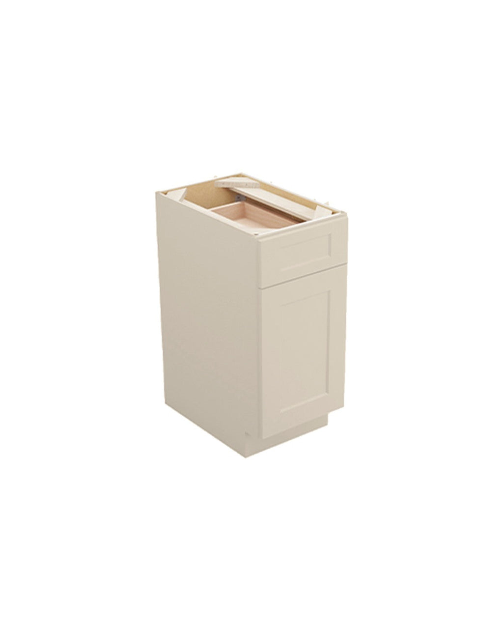 Shaker Accessible Beige Trash Can Base Cabinet with Pull-Out Kit (color preview)