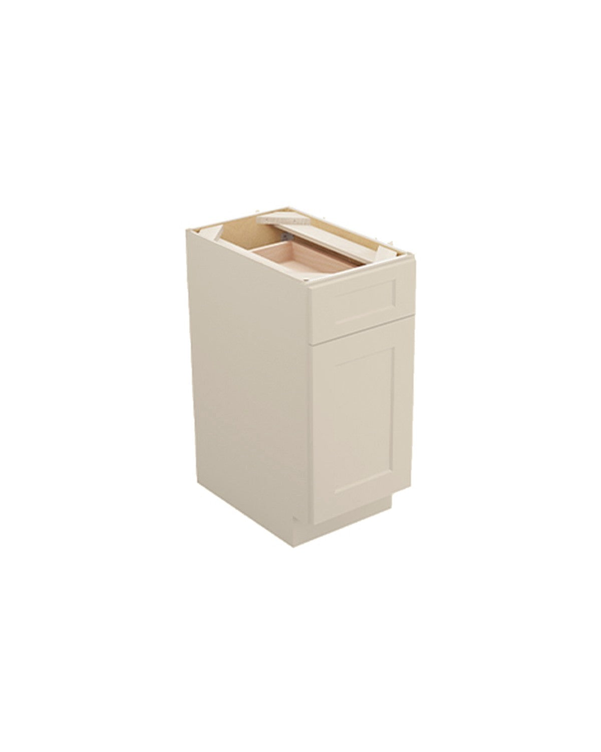 Shaker Accessible Beige Trash Can Base Cabinet with Pull-Out Kit (color preview)