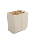 Shaker Accessible Beige Vanity Sink Base, Drawers One Side (color preview)