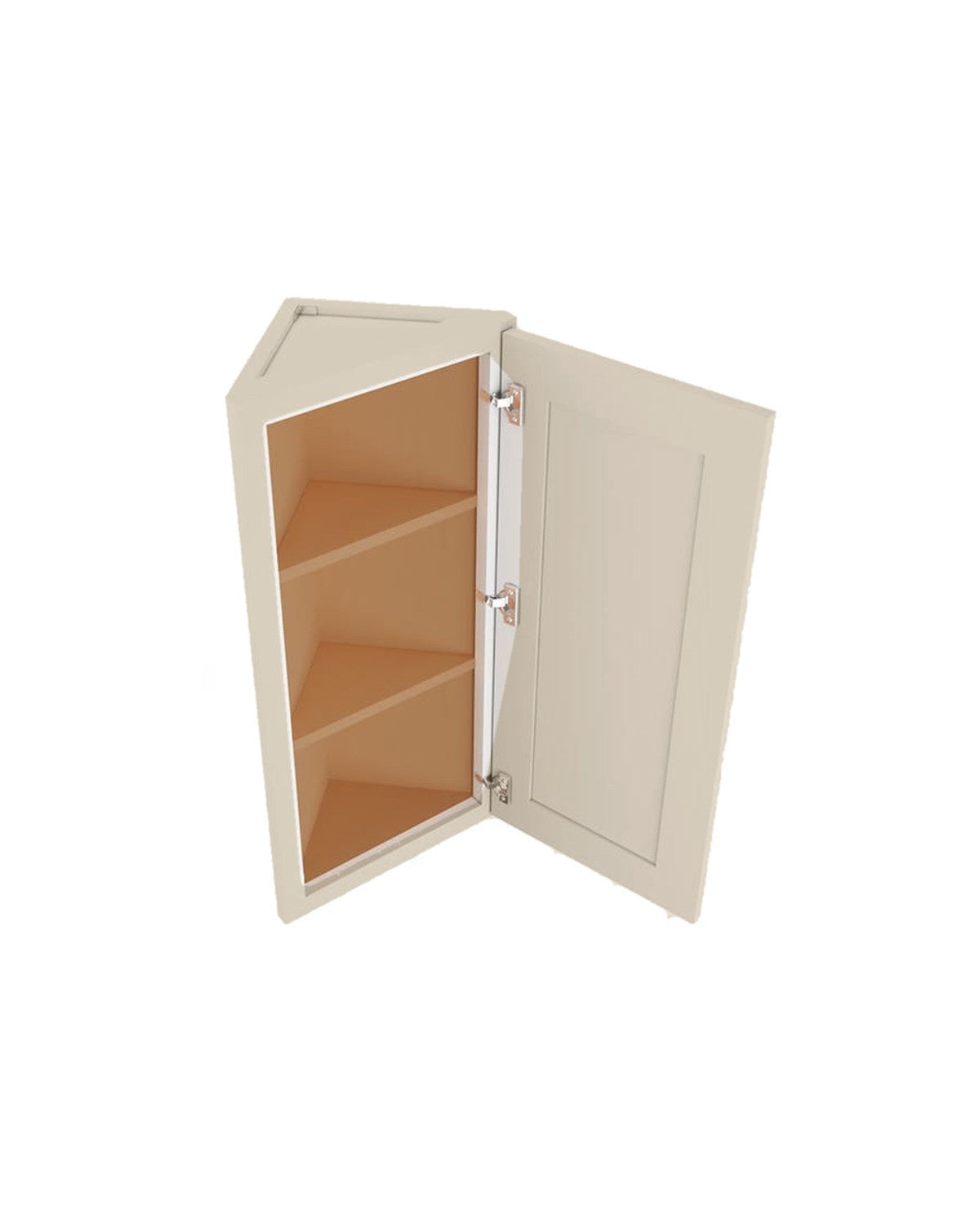 Shaker Accessible Beige Wall Angle End Cabinet (color preview)