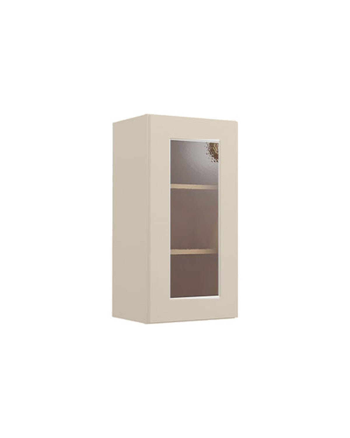 Shaker Accessible Beige Wall Cabinet, Glass Door (color preview)
