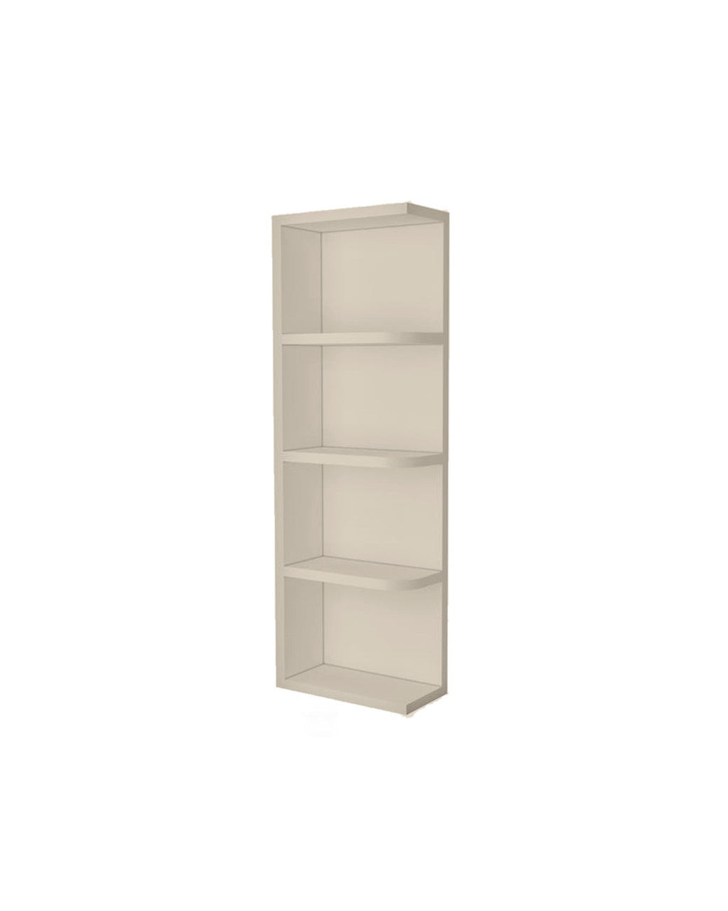 Shaker Accessible Beige Wall End Shelf (color preview)