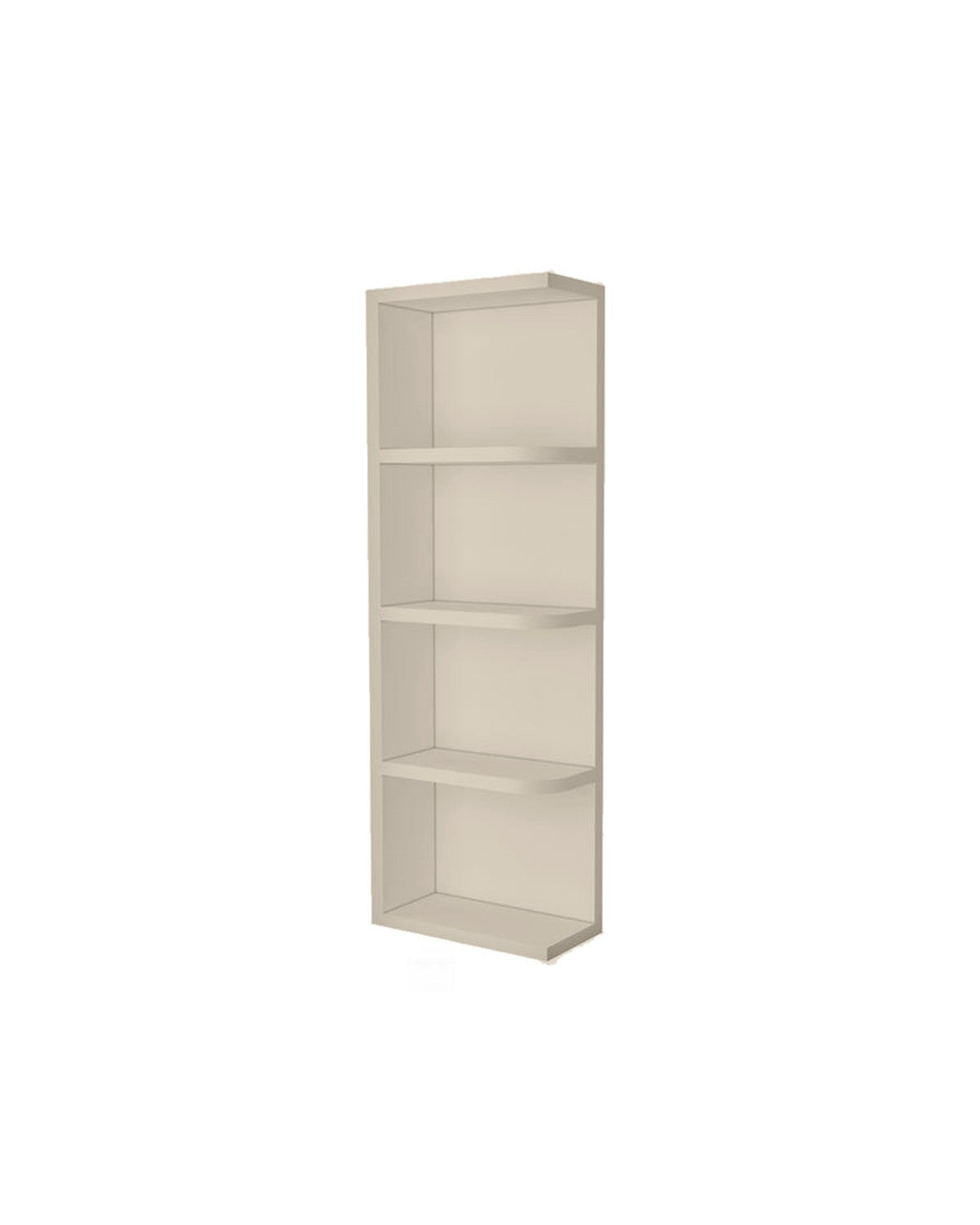 Shaker Accessible Beige Wall End Shelf (color preview)