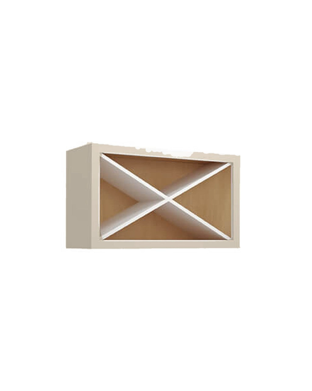 Shaker Accessible Beige Wine Rack Wall Cabinet (color preview)