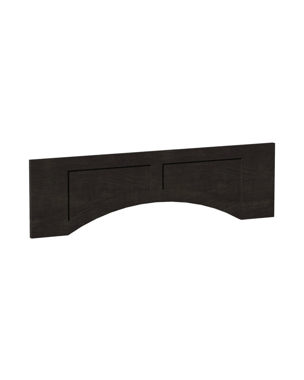 Shaker Gray Arched Valance