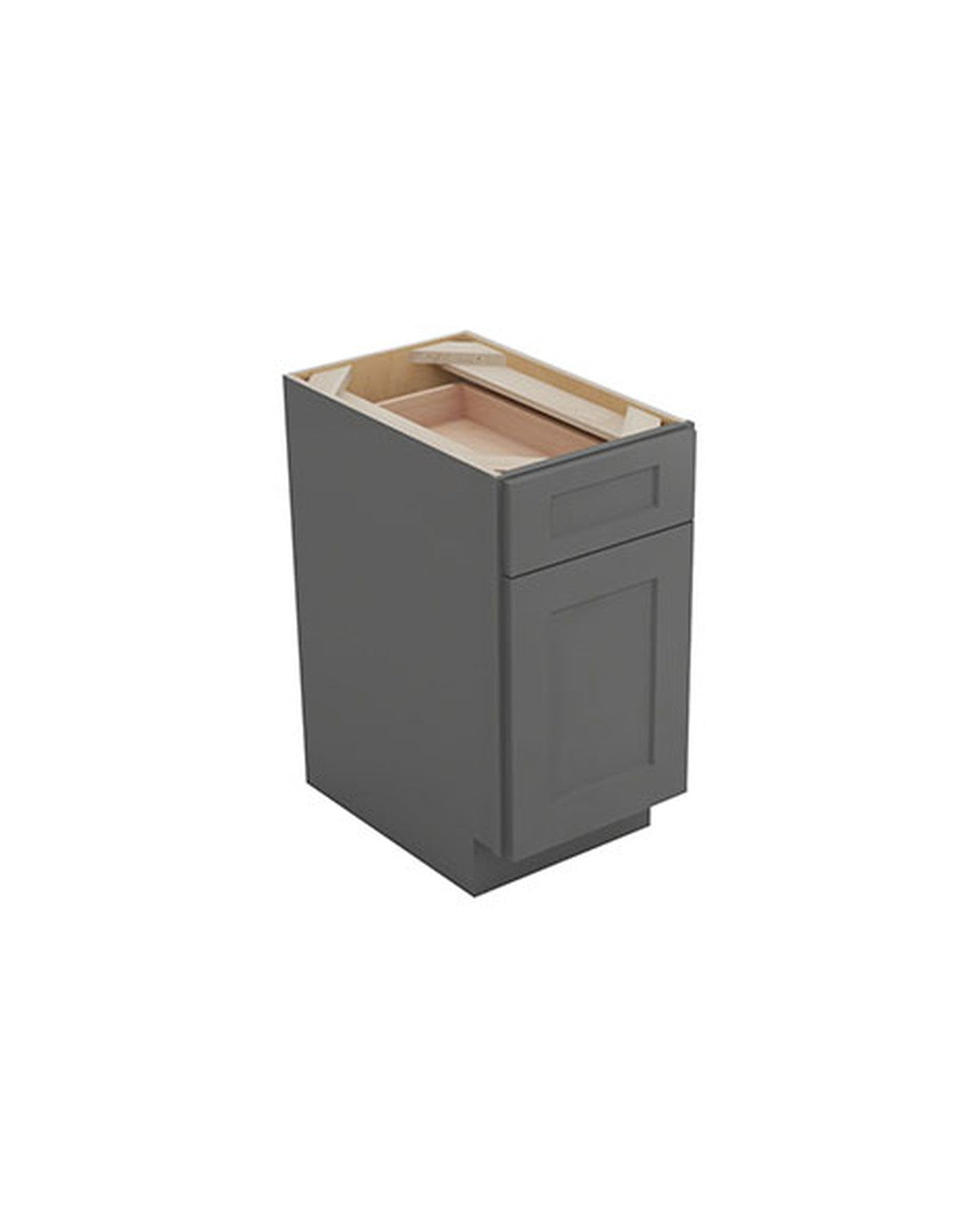 Shaker Gray Base Cabinet, 1 Door