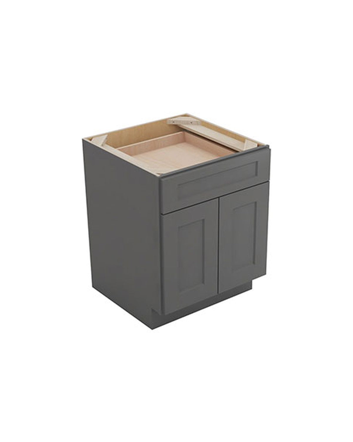 Shaker Gray Base Cabinet, 2 Doors