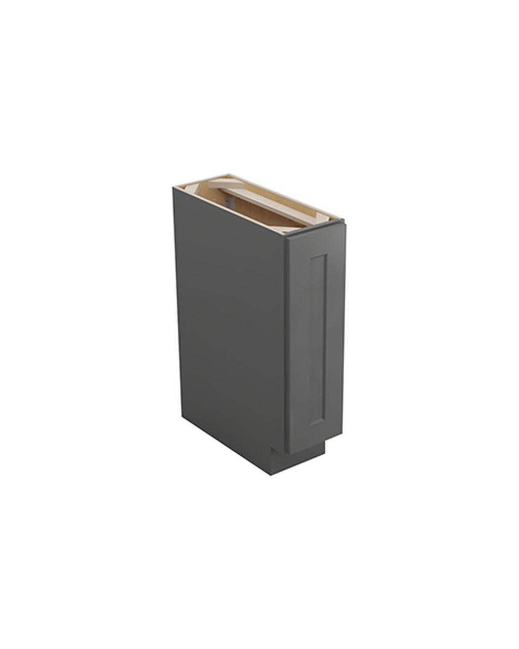 Shaker Gray Base Cabinet, Full Height Door