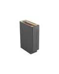Shaker Gray Base Cabinet, Full Height Door