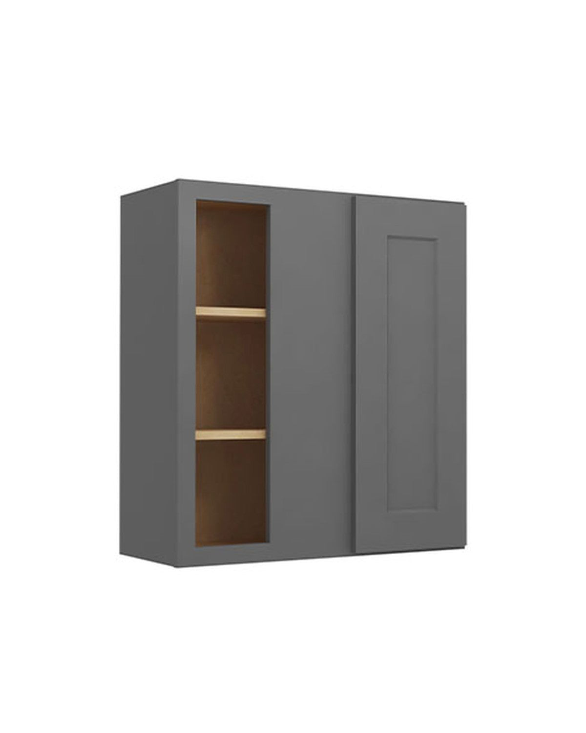Shaker Gray Blind Corner Wall Cabinet
