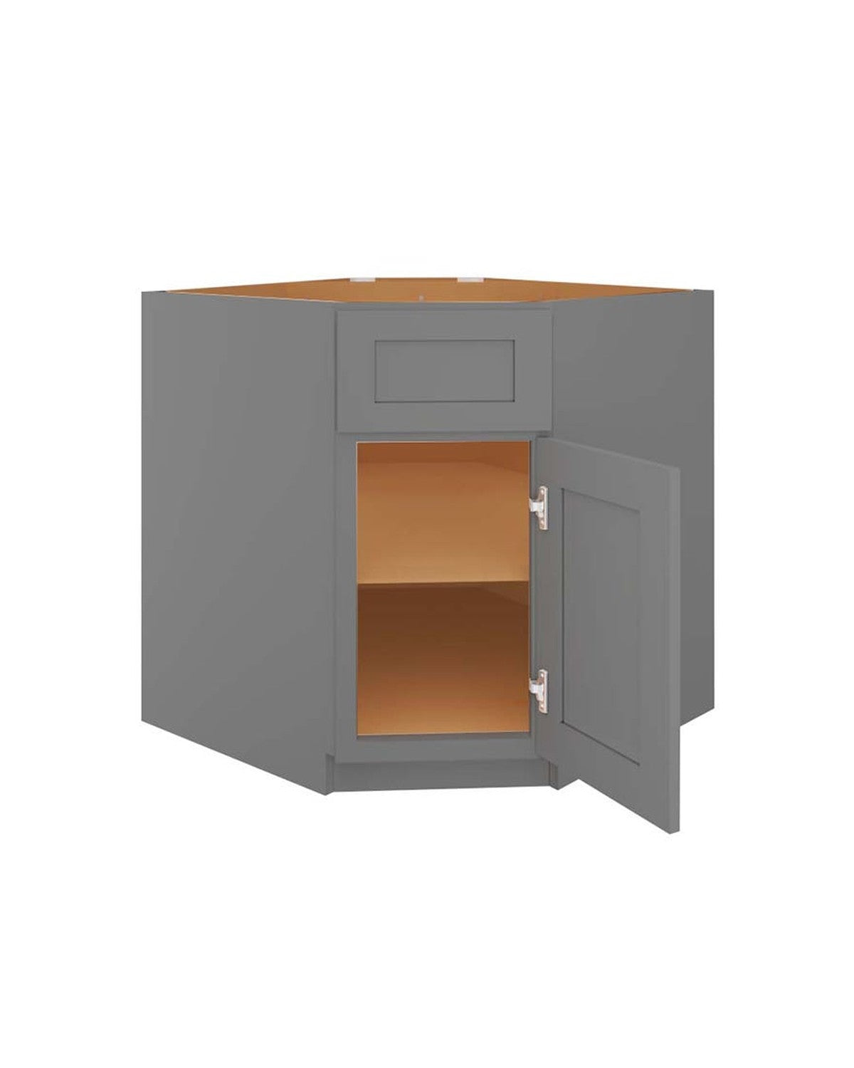 Shaker Gray Corner Sink Base Cabinet