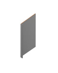 Shaker Gray Dishwasher Return Panel