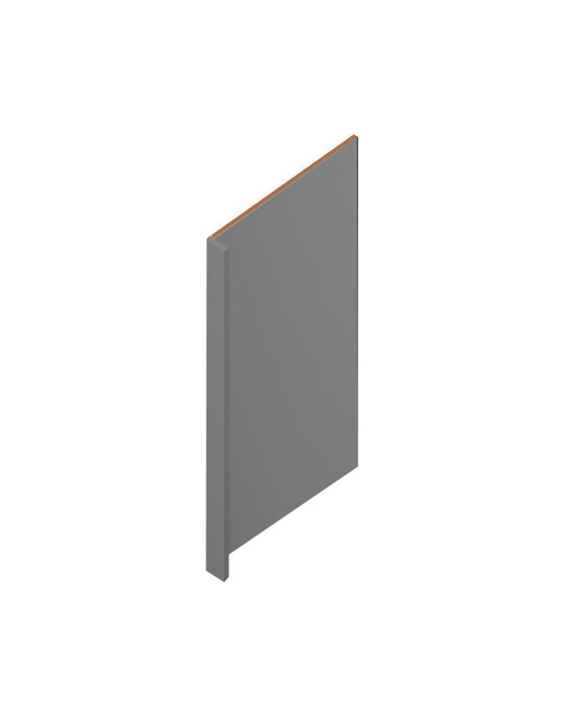 Shaker Gray Dishwasher Return Panel