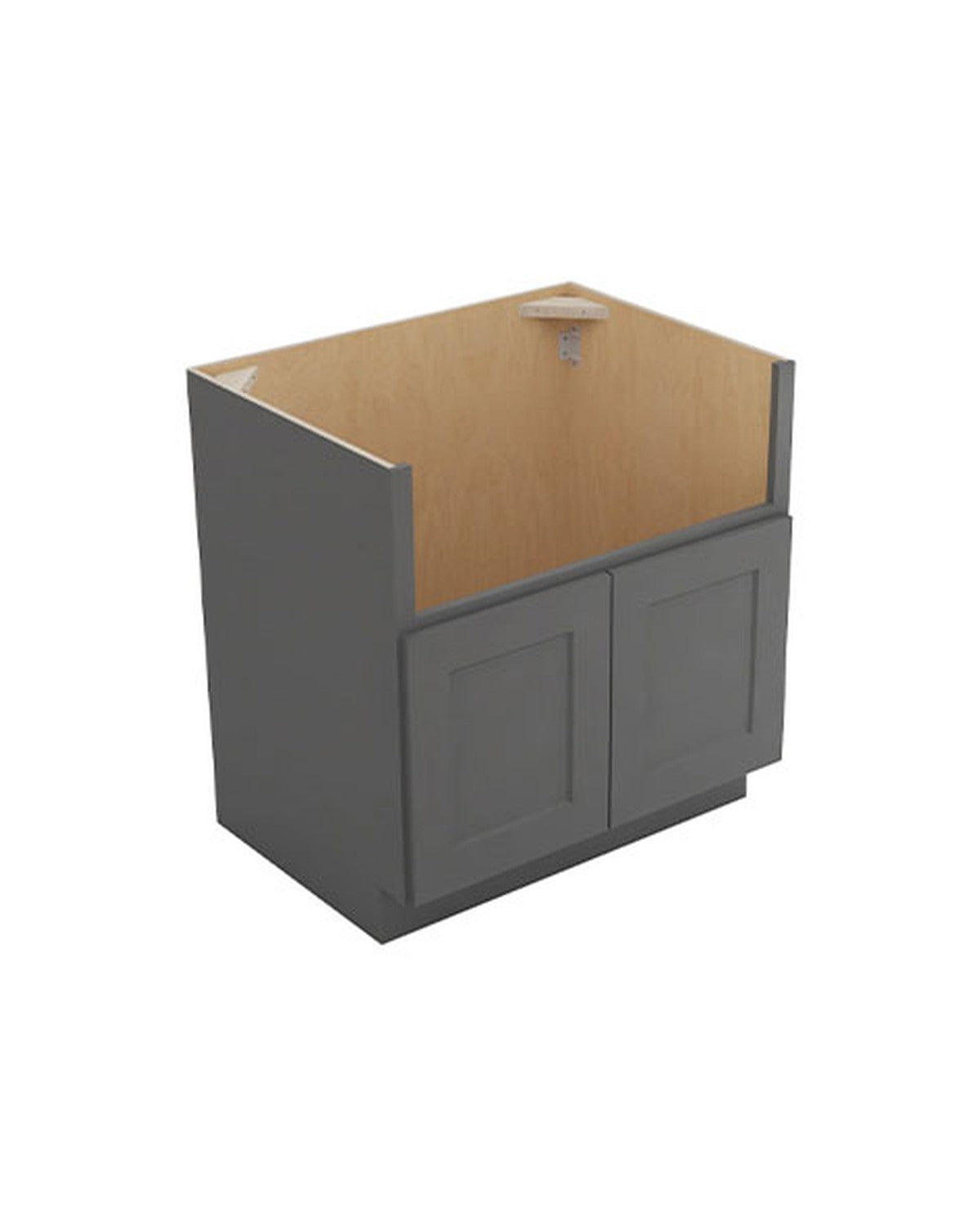 Shaker Gray Farmhouse Sink Base Cabinet