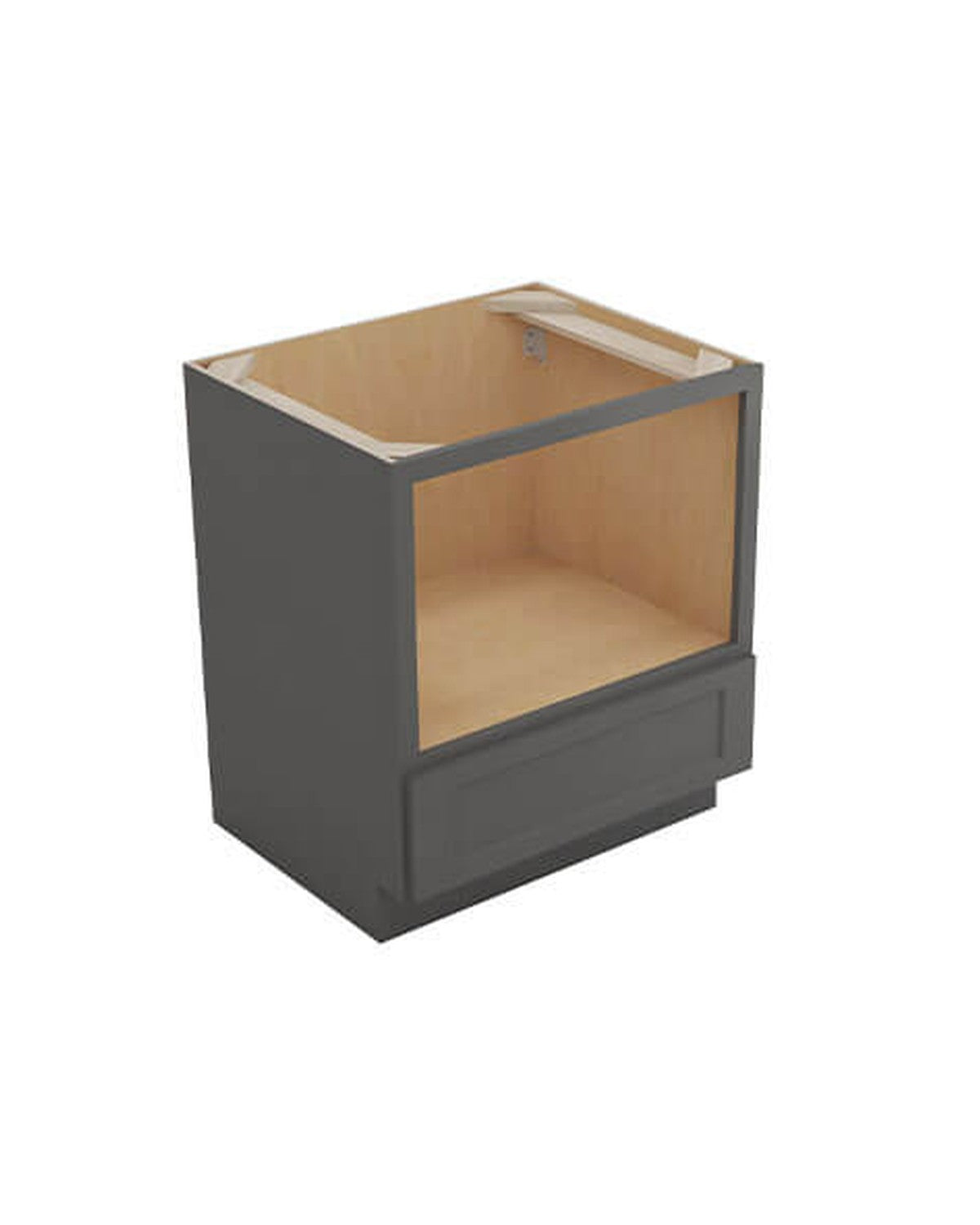 Shaker Gray Microwave Base Cabinet