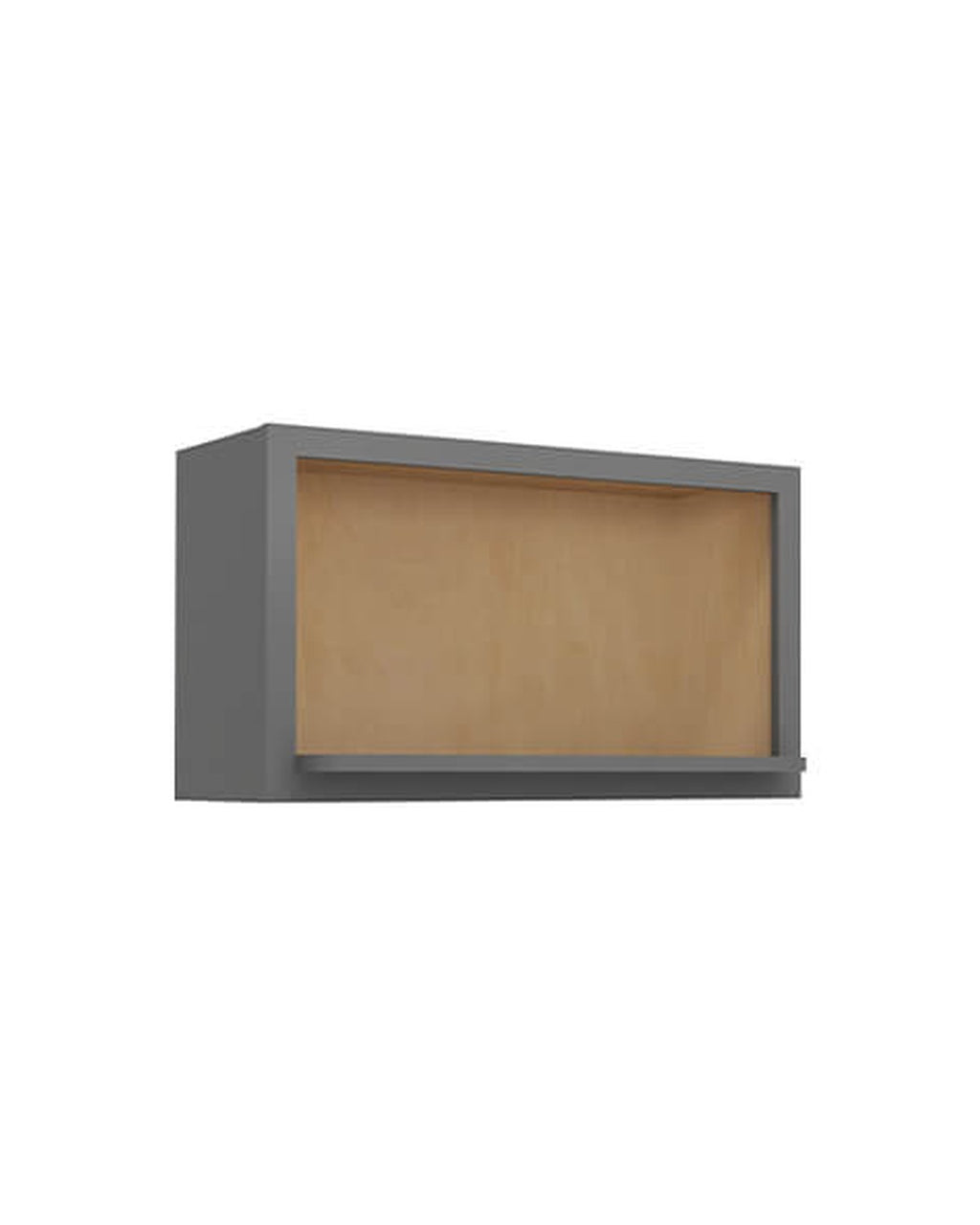 Shaker Gray Microwave Wall Cabinet