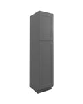 Shaker Gray Tall Pantry Cabinet, 1 Door