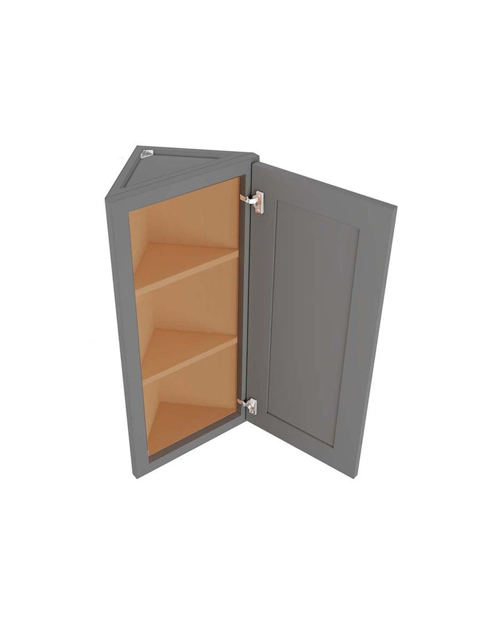 Shaker Gray Wall Angle End Cabinet