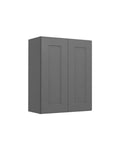Shaker Gray Wall Cabinet 30" High, 2 Doors