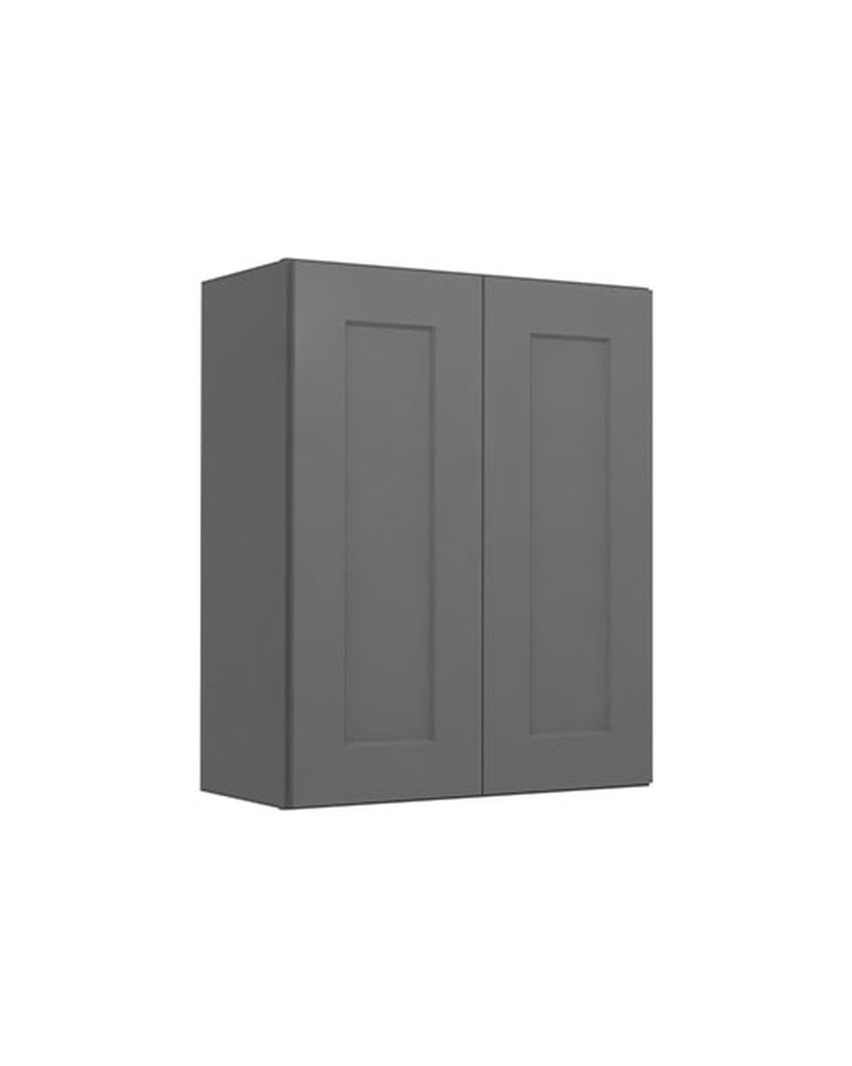 Shaker Gray Wall Cabinet 30" High, 2 Doors