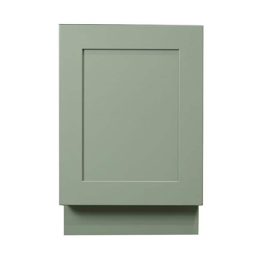 Shaker Jade Green base cabinet, full height door