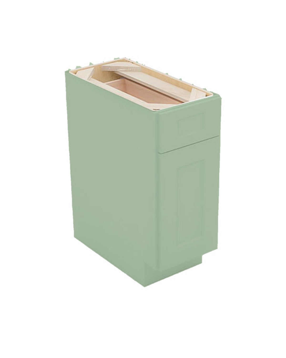 Shaker Jade Green Base Cabinet, 1 Door (color preview)