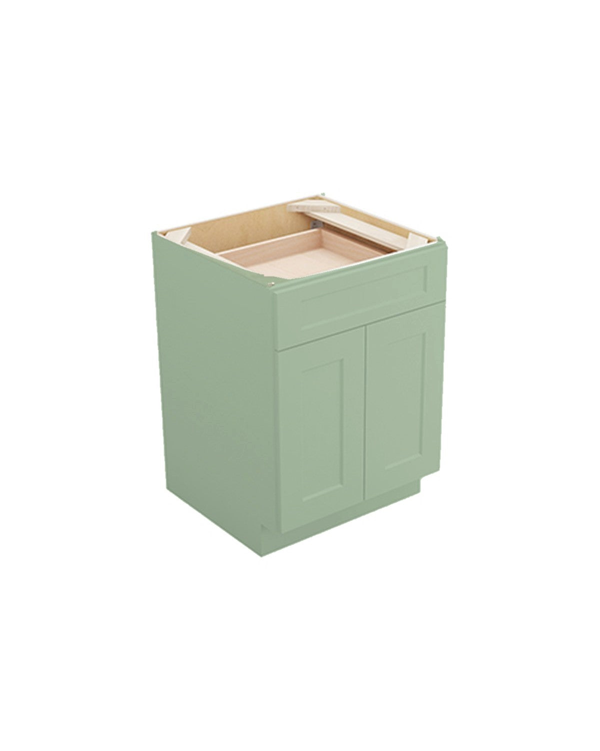 Shaker Jade Green Base Cabinet, 2 Doors (color preview)