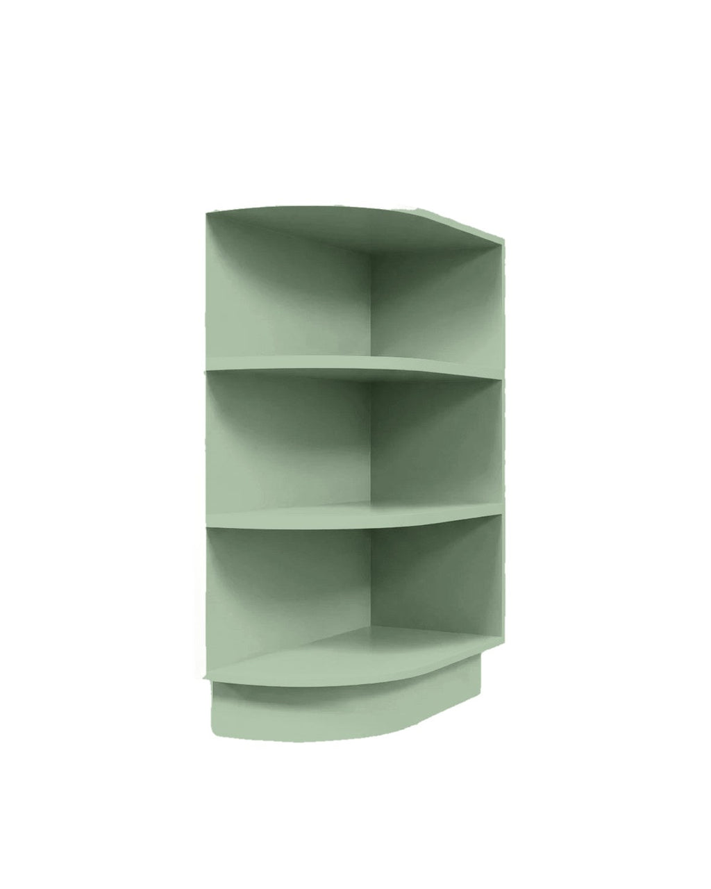 Shaker Jade Green Base End Shelf (color preview)