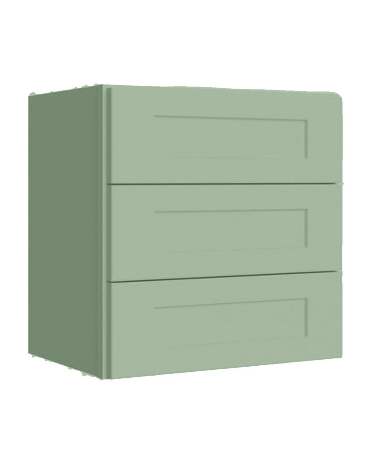 Shaker Jade Green Countertop Drawer Cabinet (color preview)