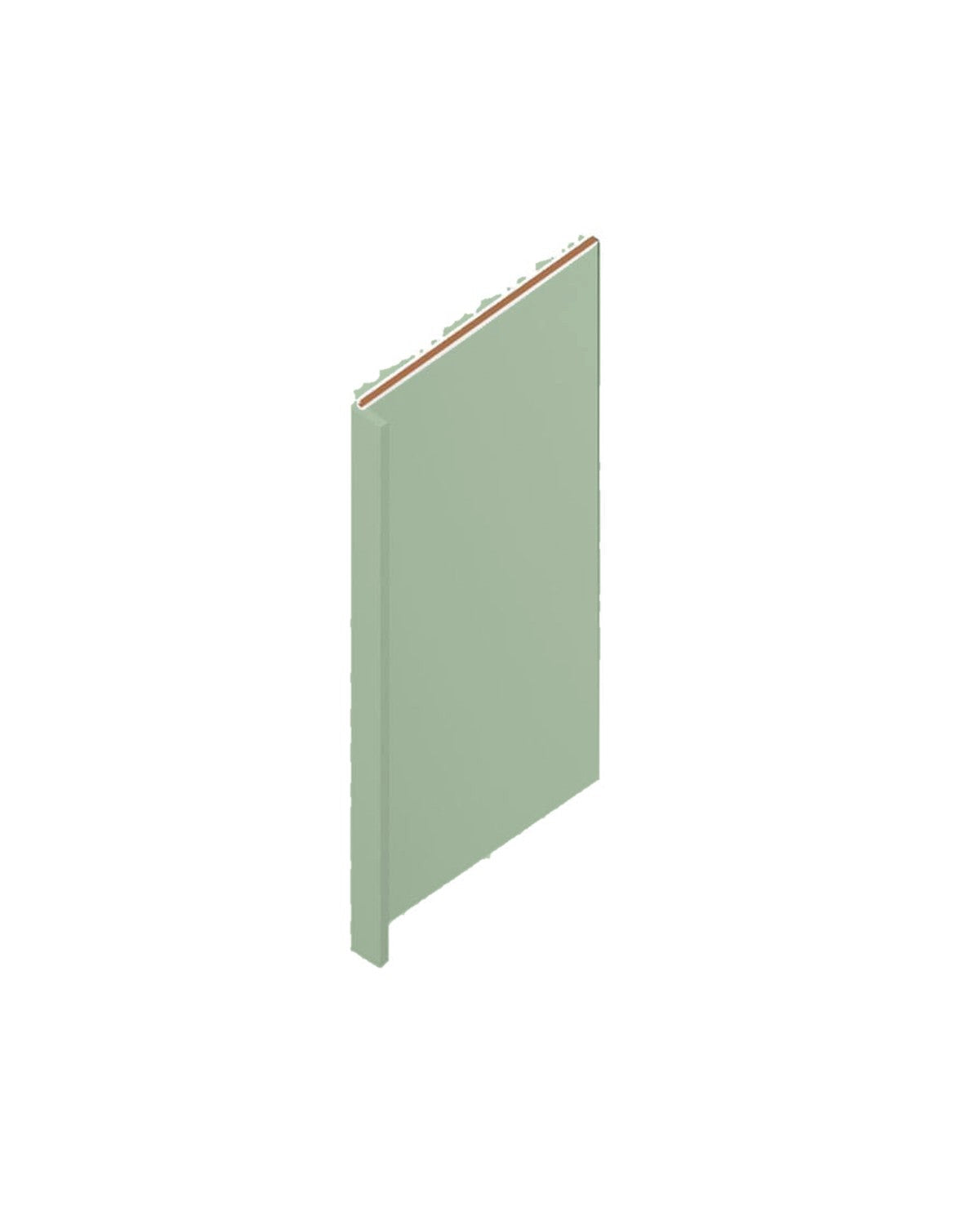 Shaker Jade Green Dishwasher Return Panel (color preview)