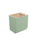 Shaker Jade Green Drawer Base Cabinet, 2 Drawers (color preview)