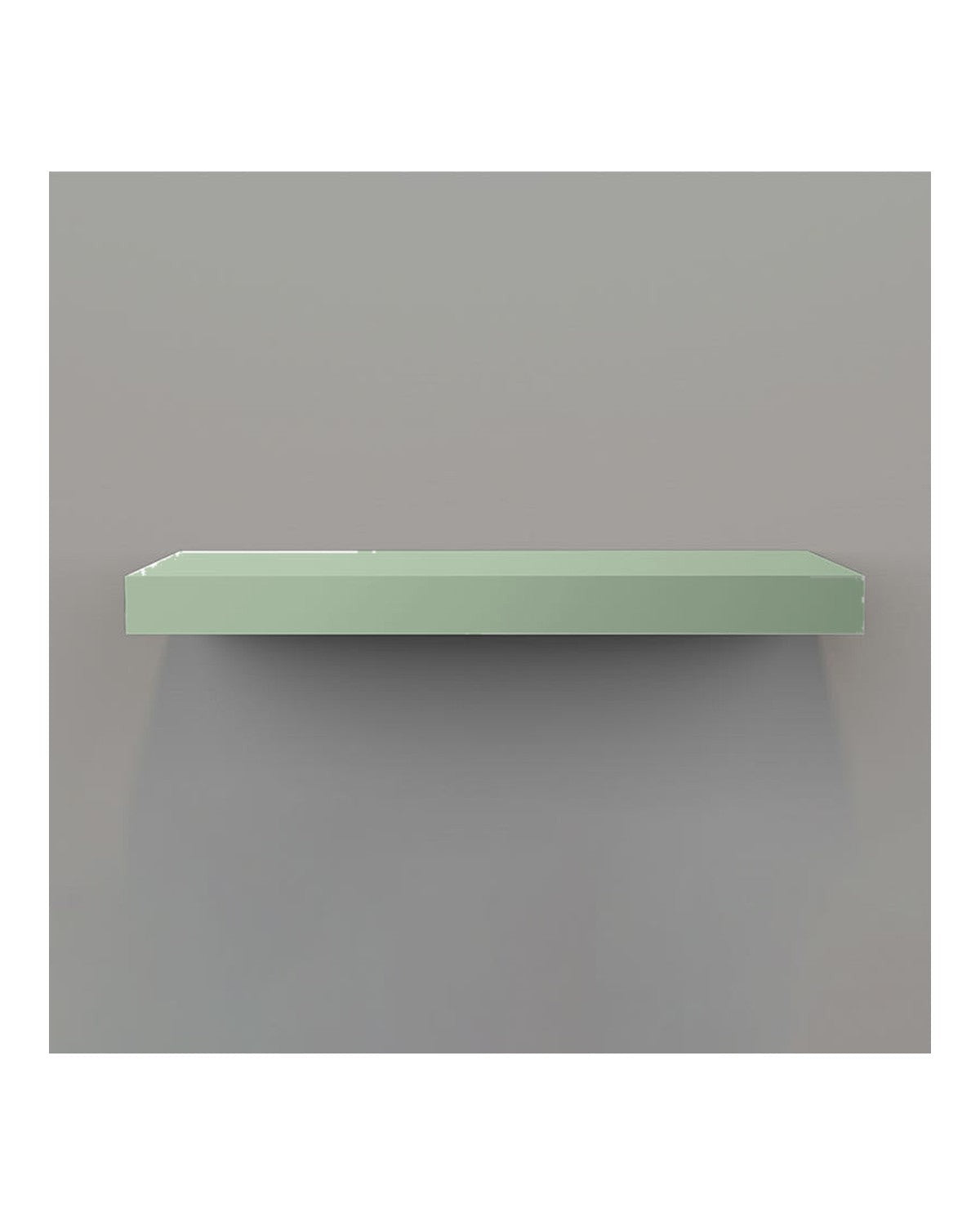 Shaker Jade Green Floating Shelf (color preview)